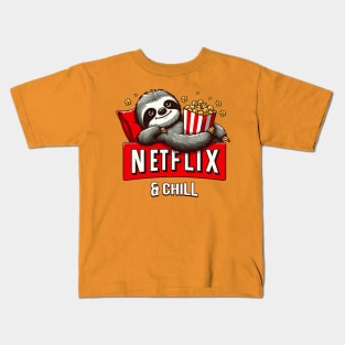 Netflix and Chill Kids T-Shirt